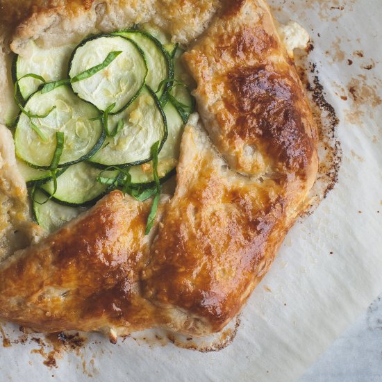 Zucchini and Ricotta Galette