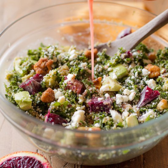 Blood Orange Avocado Quinoa Salad