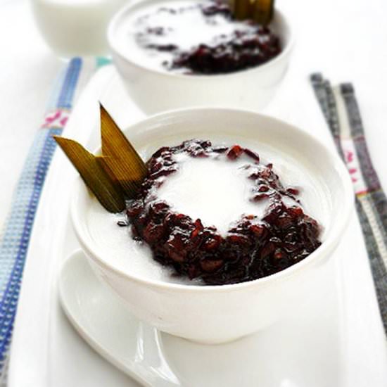 Black Glutinous Rice Porridge