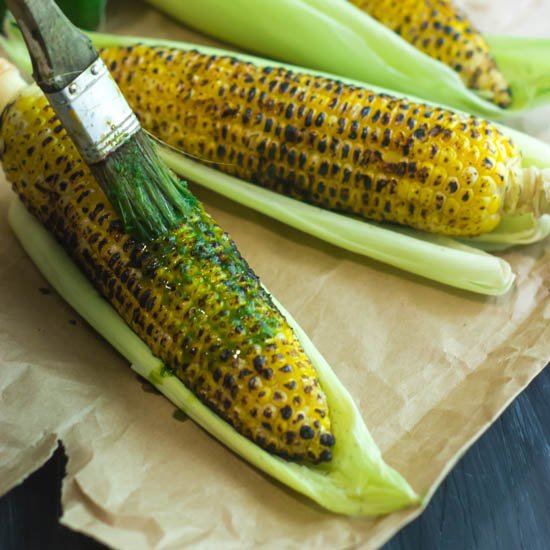 Stovetop Grilled Corn