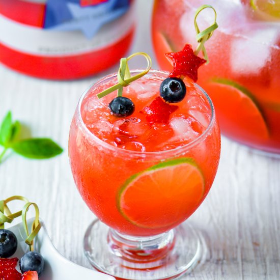 Spiked Vodka Strawberry Agua Fresca