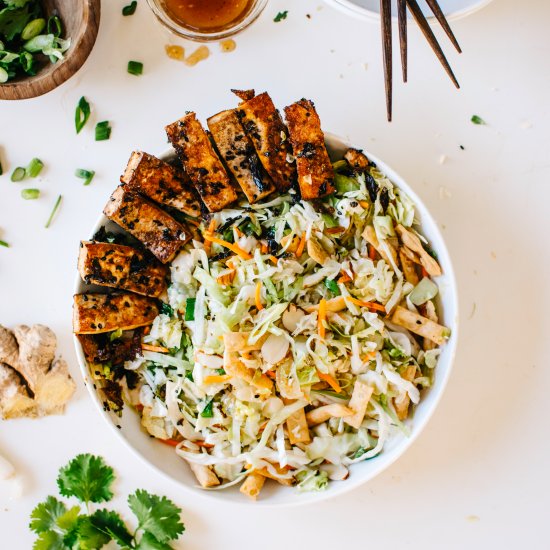 Asian Chopped Salad & Sesame Tofu