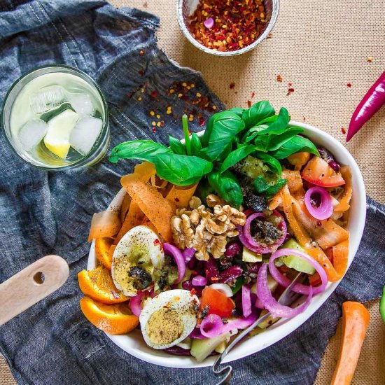 Avocado Tomato Cucumber Salad