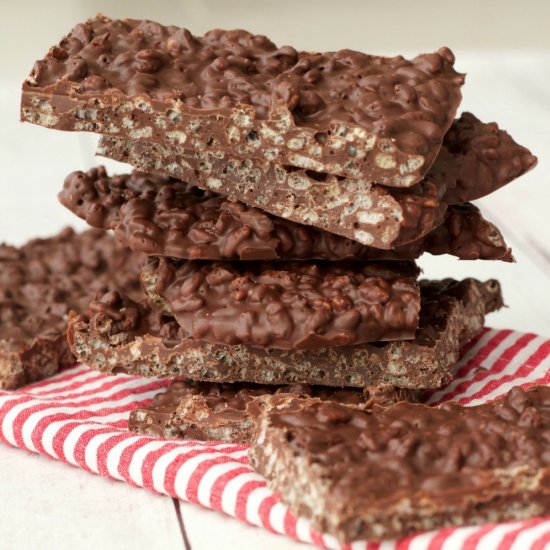 Vegan Chocolate Crunch Bars