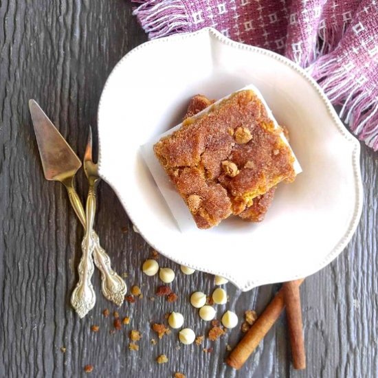 Snickerdoodle blondie Bars