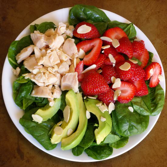 Strawberry Avocado & Chicken Salad