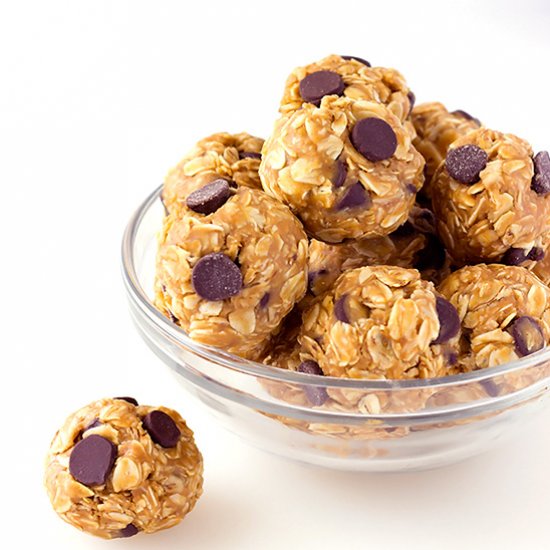 No Bake 4 Ingredient Energy Bites