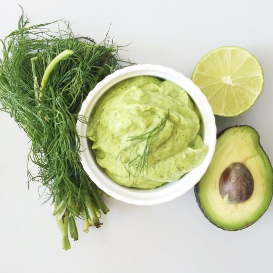 Avocado Dill Dipping Sauce