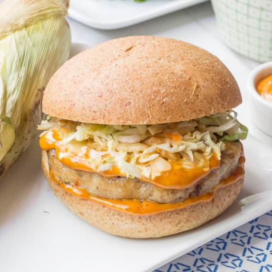 Gochujang Pollock Burger