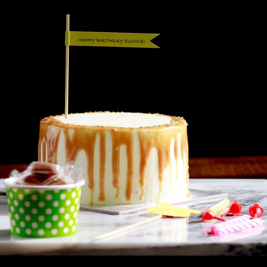 Ceylon Milk Tea Drip Cake