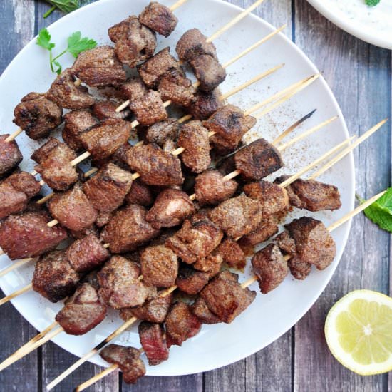 Grilled Lamb Kabobs