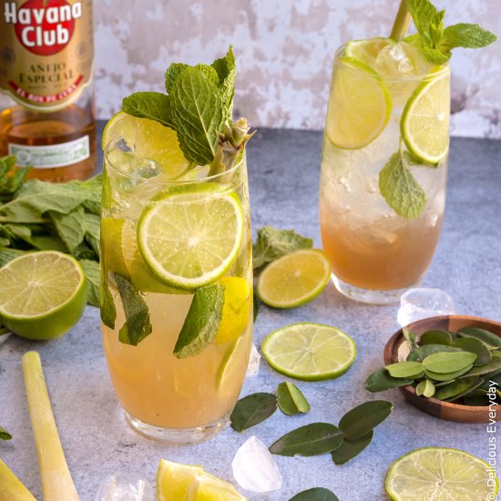 Lemongrass, Lime & Ginger Mojito