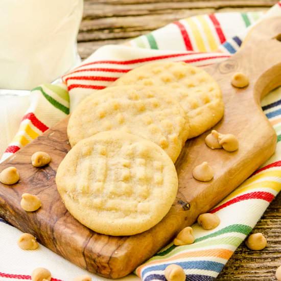 Double Peanut Butter Cookies