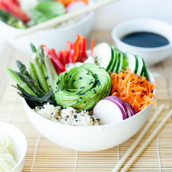 Summer Sushi Salad Bowls