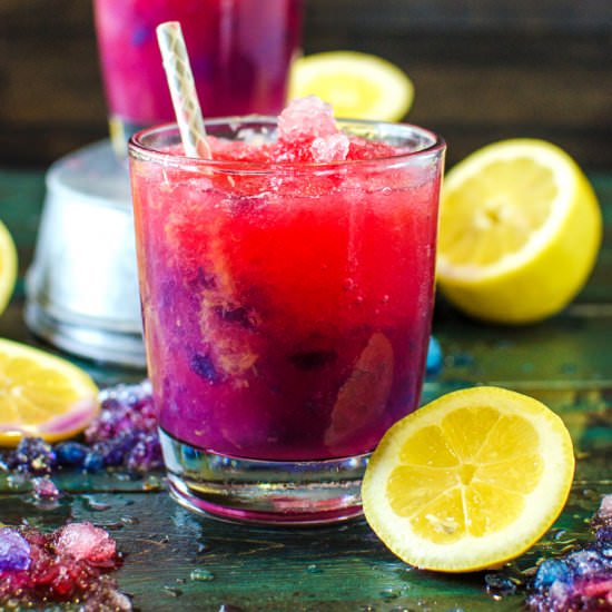 Color Changing Lemonade Slushies