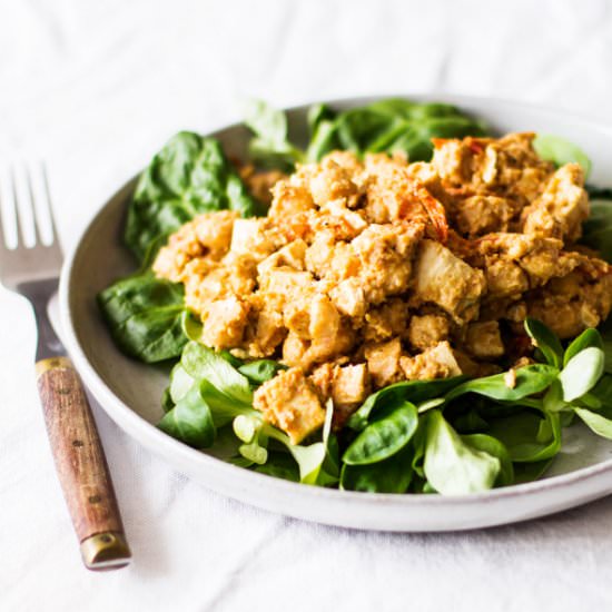 Tofu Tahini Scramble