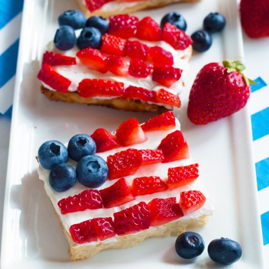 Patriotic Berry Bruschetta