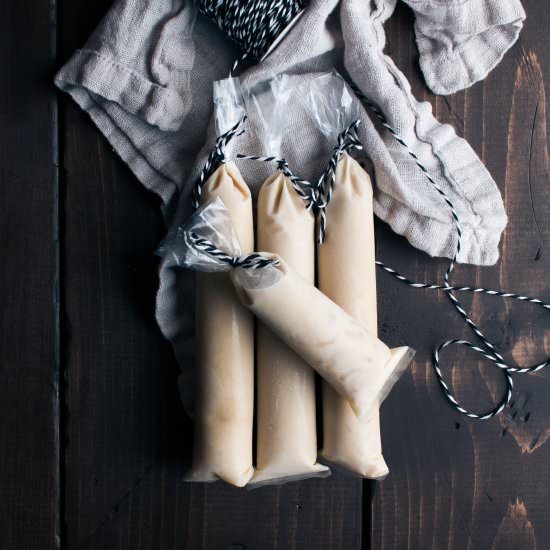 Coconut Lychee Popsicles