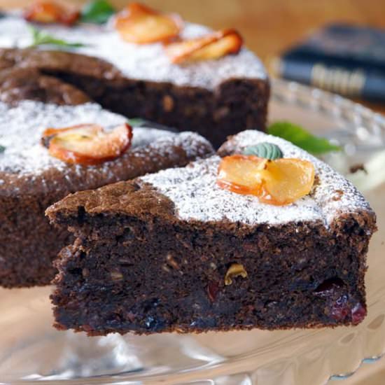 Carob Apple Cake