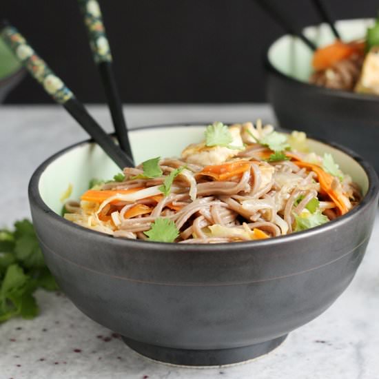 Easy Sesame Tofu Noodles