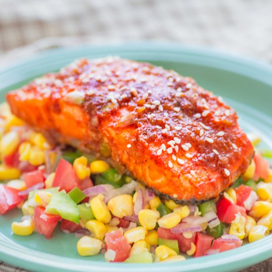 Honey Glazed Salmon