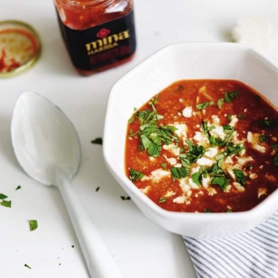 Arabic Tomato Soup with Couscous