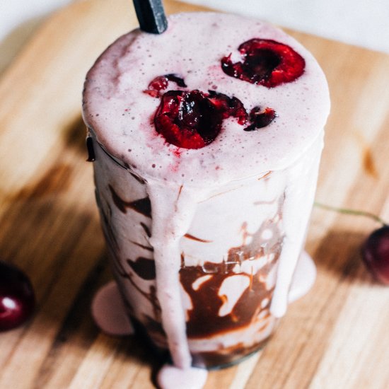 Roasted Cherry Milkshakes