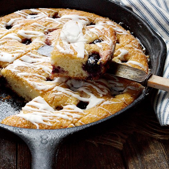 Skillet Sweet Cherry Kuchen