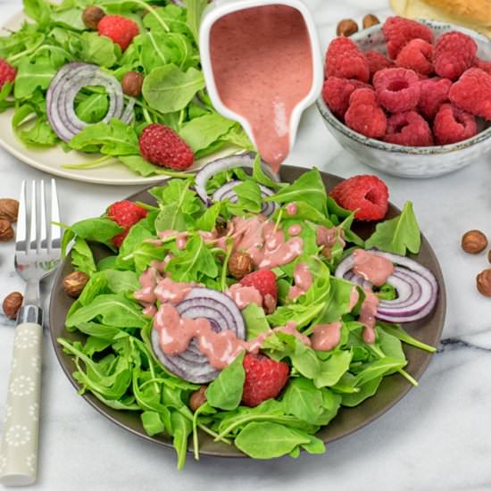 Arugula Salad with Raspberries