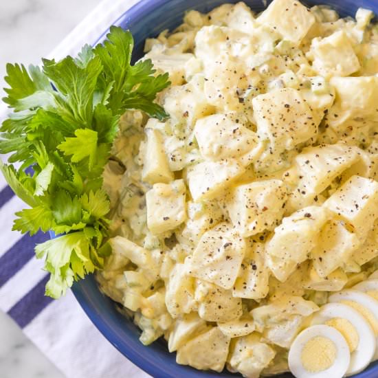 Deviled Egg Potato Salad