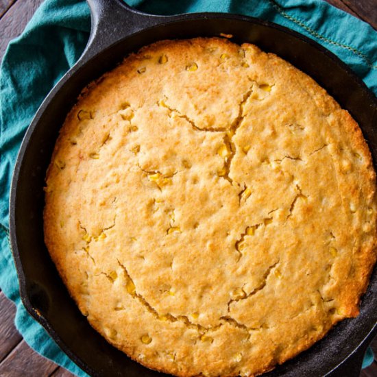 Honey Skillet Cornbread