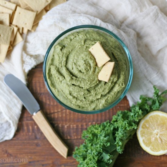 Curried Lentil and Kale Hummus