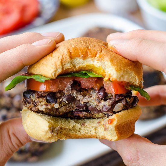 Black Bean Veggie Burgers