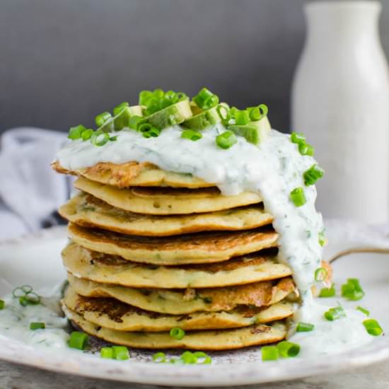 Mung Bean Oatmeal Protein Pancakes