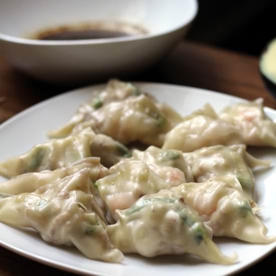 Steamed Shrimp Potstickers