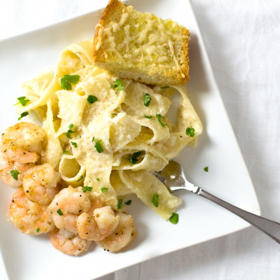 Grandma Approved Shrimp Alfredo