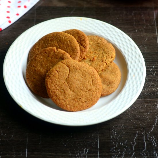 Eggless digestive cookies recipe