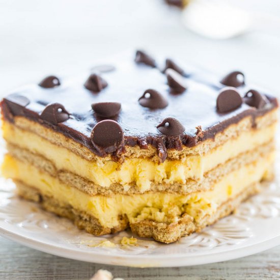 Boston Cream Icebox Cake