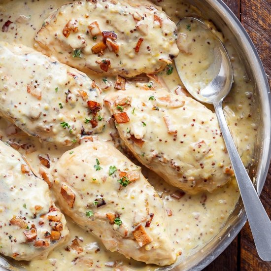 Creamy Honey Mustard Chicken