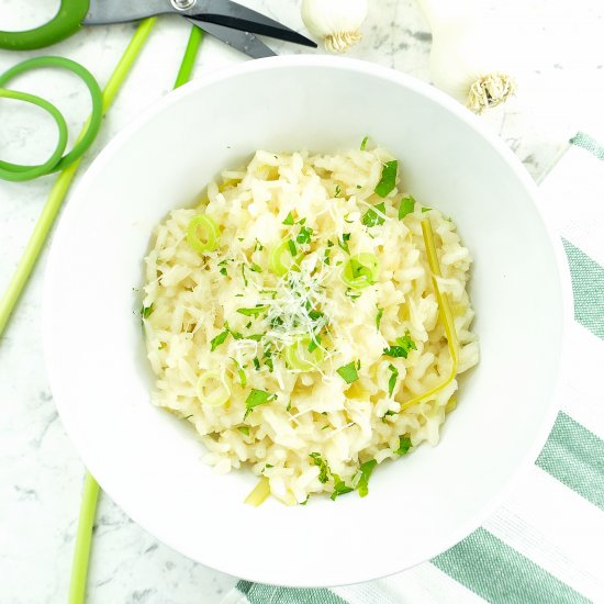 Green Garlic Risotto