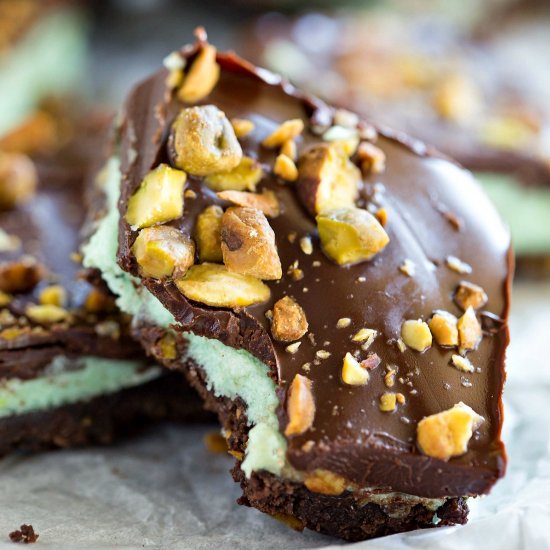 No Bake Pistachio Bars