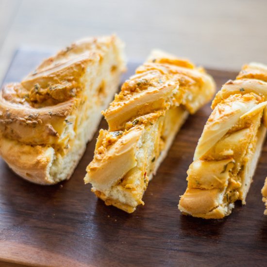 Harissa & Crazy Feta Twist Bread