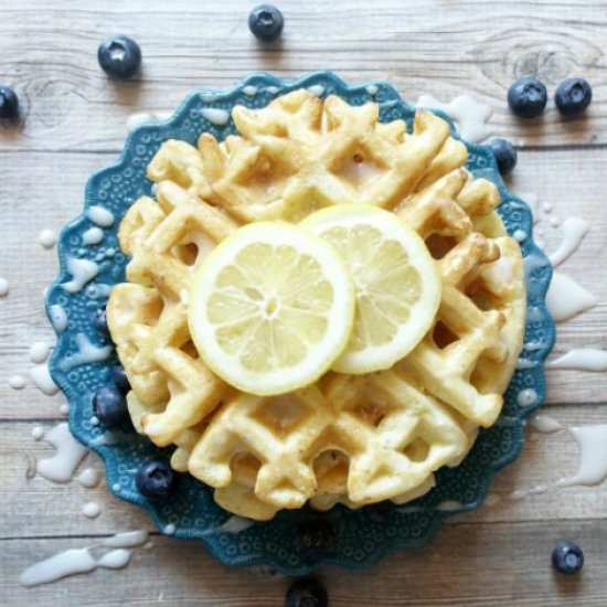 Lemon Poppy Seed Waffles