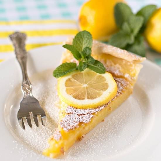 Southern Lemon Chess Pie