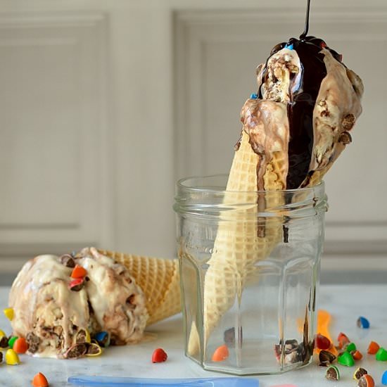 No-Churn Cookie Dough Ice Cream