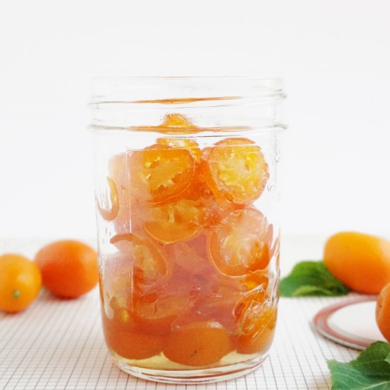 Candied Kumquats & Simple Syrup