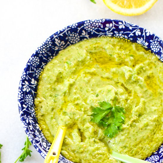 Tomatillo and Avocado Dip