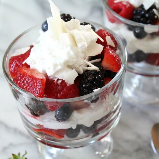 Coconut Berry Parfait