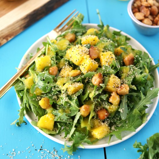 Mango Salad with Macadamia Nuts