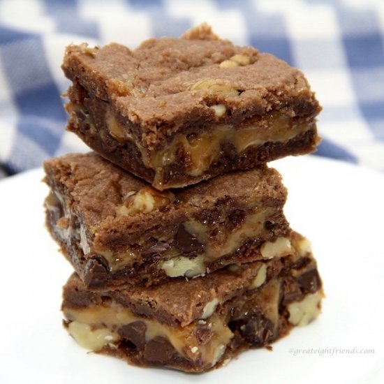 Caramel Chocolate Chip Brownies